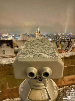 Fernblick von Nürnberger Kaiserburg 25.01.2021