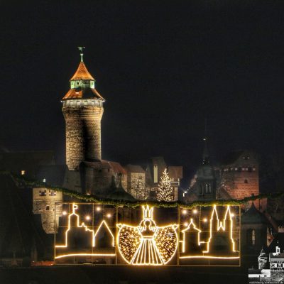 Kaiserburg Nürnberg zur Weihnachtszeit
