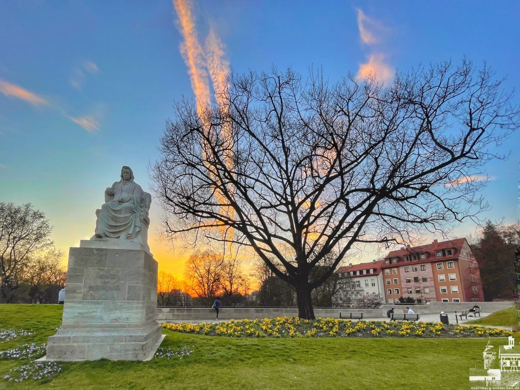 Ludwig-van-Beethoven Denkmal in Nürnberg am Hallertor