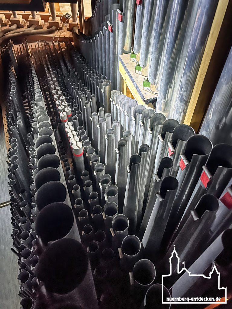 In der Kirchenorgel der Sebalduskirche Nürnberg - Foto: Ardan Füßmann