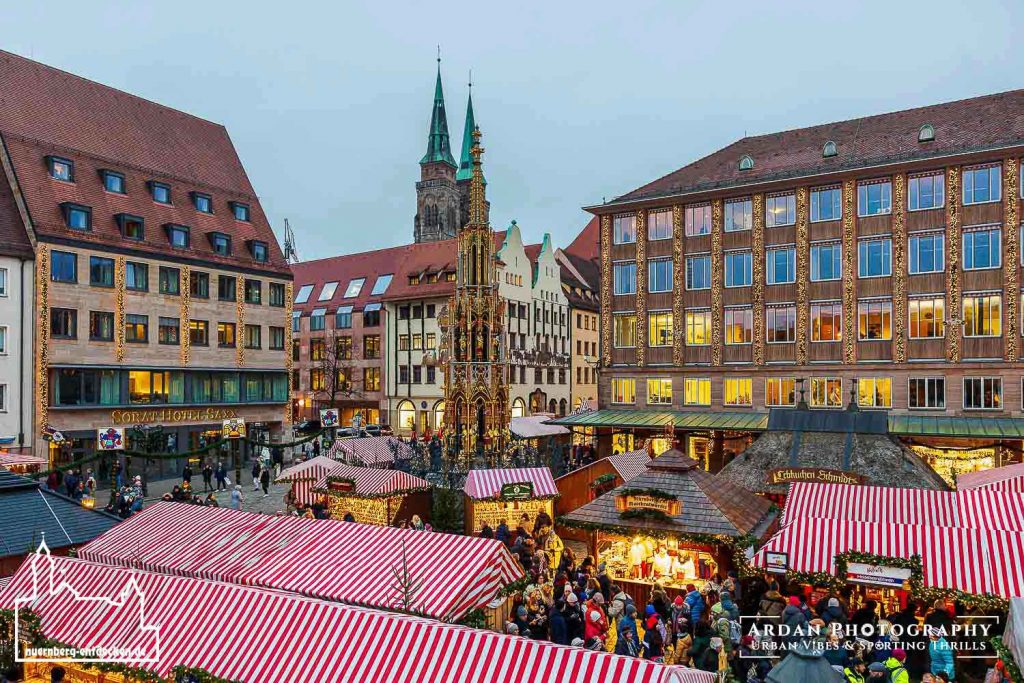 Impressionen des Nürnberger Christkindlesmarkts 2025. Foto: Ardan Füßmann