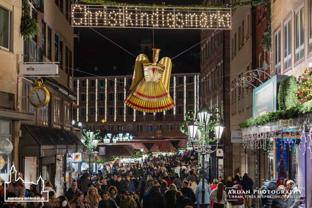 Impressionen des Nürnberger Christkindlesmarkts 2025. Foto: Ardan Füßmann