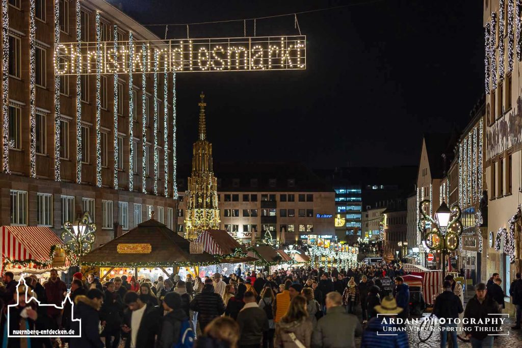 Impressionen des Nürnberger Christkindlesmarkts 2025. Foto: Ardan Füßmann